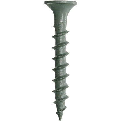 Grip-Rite PTN114S5 PG10 Polymer Coated #6 x 1-1/4" Coarse Thread Deck Screw, Gray, 5lb Box