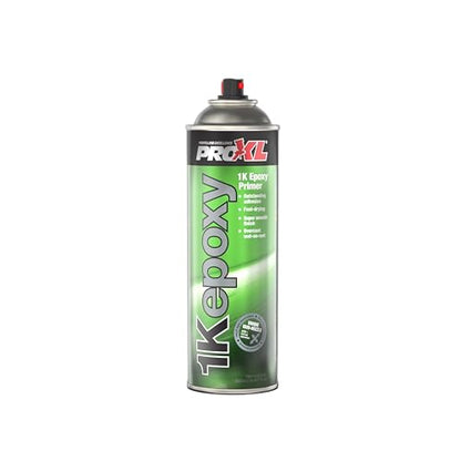 ProXL 1K Epoxy Primer Aerosol - 500 ml | High Adhesion & Corrosion Resistant | Excellent Insulation & Sealing Properties | Fast Drying | Suitable for Metal, Fibreglass & Plastics | Easy Spray Application