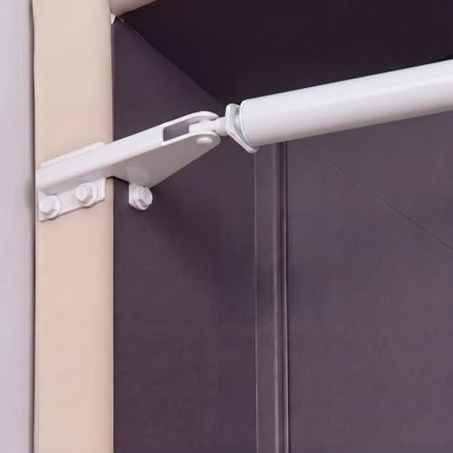 1 Pcs Aluminum Jamb Bracket Door Closer, White - color: White