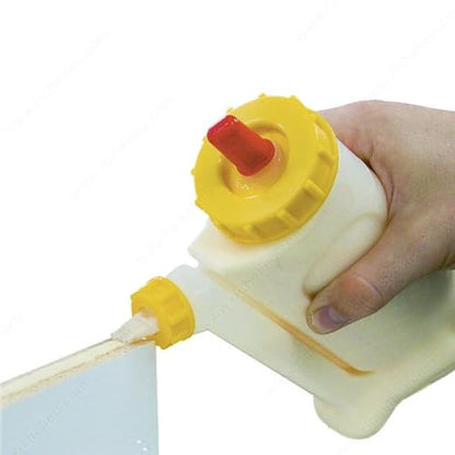 Fastcap Glue Dispenser, Yellow/White, 16 oz, Plastic GB.GLUBOT.YB - 1 Each