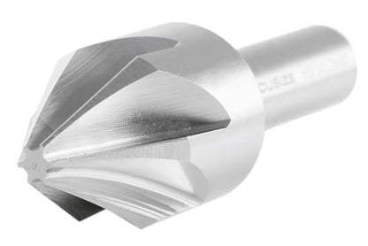 Accusize Industrial Tools 60 Degree 6 Flute H.S.S. Machine Countersink, 8 Pcs, Precision Ground, 0206-0010 - size: 60°