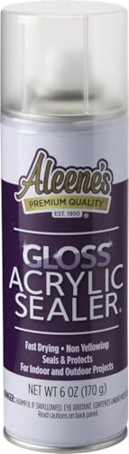 Aleene's Spray Acrylic Sealer, Gloss Clear Finish, 6 oz - color: Clear - Gloss