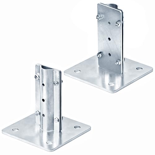 2 Pack Fence U Post Base for 1.2" U Post,Heavy Duty