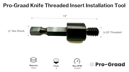 DT-4 Threaded Insert Driver, 1/4"-20, 1 Pack
