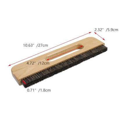 KUMGROT Wallpaper Smoothing Brush, 3-Rows Wallpaper Paste Hair - style: W04