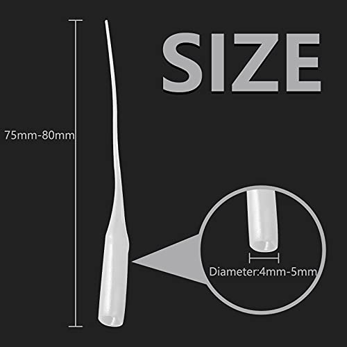 Bonsicoky Micro CA Glue Tips, 200Pcs, Precision Applicator Tips