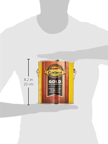Cabot Gold, Satin, Sunlit Walnut, 1 Gallon - color: Sunlit Walnut, size: Gallon