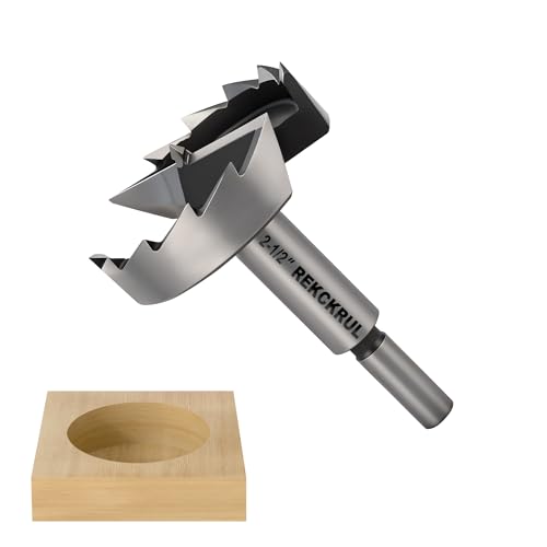 2-1/2 Inch Forstner Bit, 2-1/2" Forstner Drill Bit for Woodworking - size: 2-1/2 | Precision Imperial Sizing