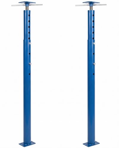Adjustable Jack Post 56"-100", 2Pack House Floor Jack, 18000LBS House Jacks - color: Blue/56"-100"