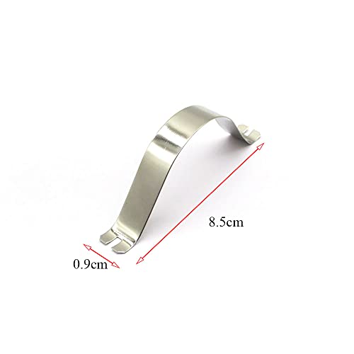 Spring Clips Angle Plate Fastener Hanger icture Frame Spring Retaining Clips DIY Picture Framing Tools 8.5cm Length 10PCS Silver - size: SpringClips-10pcs