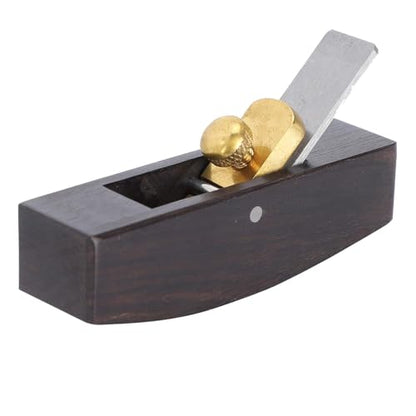 Mini Wood Planer Hand Tool, Pocket Plane, Tiny Ebony Plane Woodcraft Tool - color: D Round Bottom Plane
