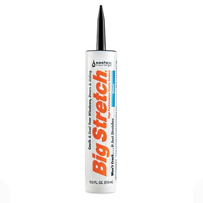Sashco 10004 Big Stretch Caulk Black 10.5-ounce - color: Black