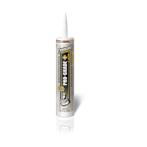 Titebond Pro-Grade Plus Caulk, Cedar Tan 10.1 Oz (12 Pack) – 8451