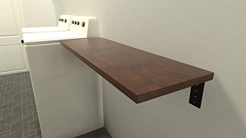 Heavy Duty Wood Shelf Brackets (08 in. x 06 in.)-Decorative Rustic Wall Shelf Supports for Floating Shelves, Bookshelves, and Kitchen Storage – Solid Steel Brackets with Pre-Drilled Mounting Holes - size: 08 x 06 Inches