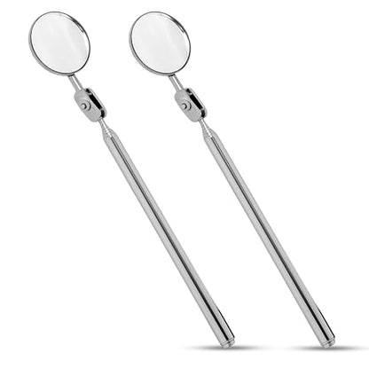Harrier Hardware 2-Pack Telescopic Insp Mirror 5-21" Swivel - color: Mirror