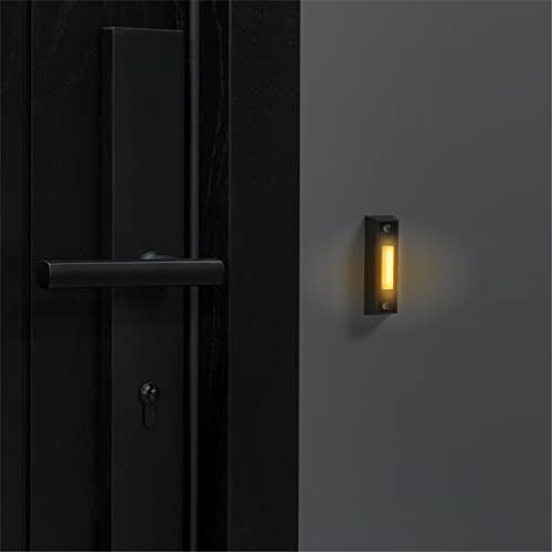 Newhouse Hardware BT4BL Doorbell Button, Black - color: Black, size: Lighted