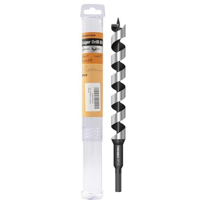 1 Inch x 12 Inch Auger Drill Bit, Long Auger Drill Bit for Wood - size: 1" x 12"