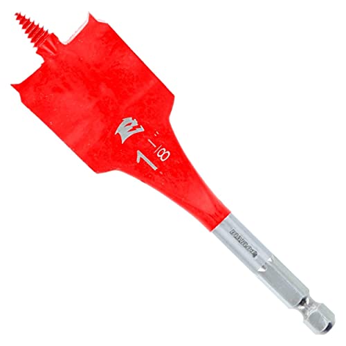 Diablo Spade Bit for Wood - 1-1/8" Diameter, 4" Length, 1/4" Hex Shank - size: 1-1/8" × 4"