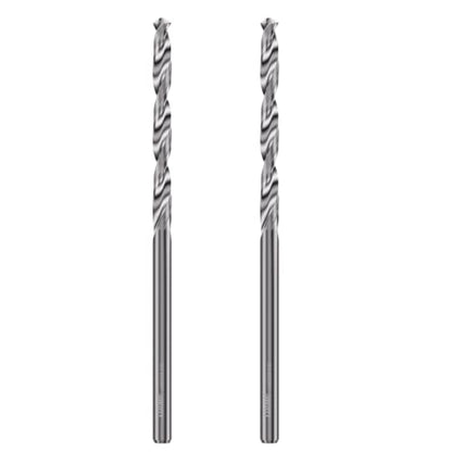 LU&MN Solid Carbide Jobber Drill Bit, 3/32" Dia, 2 Pcs - size: 3/32 in