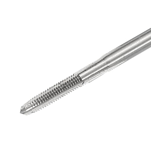 uxcell Metric Thread Tap M1.6 x 0.35 H2 70mm Extra Long Straight Flute - size: M1.6 x 0.35 x 70mm