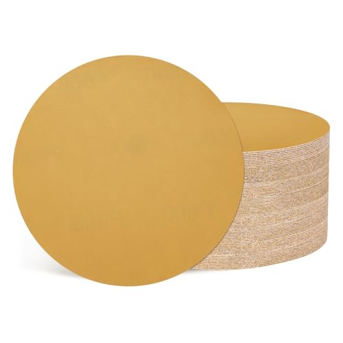 50Pcs Sanding Discs 5In 600Grit Hook and Loop Sandpapers Yellow - color: Yellow, size: 5 Inch(600 Grit)