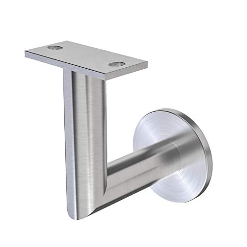 Handrail Bracket Stainless Steel 316 Luminous Quasar (Satin Stainless Steel) - color: Satin Stainless Steel
