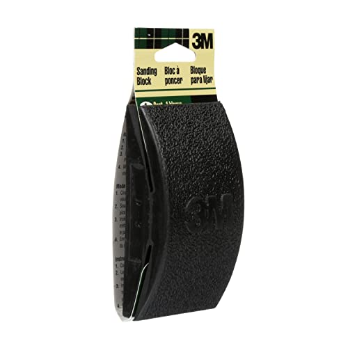 3M Rubber Sanding Block, 4.75 x 2.63 in