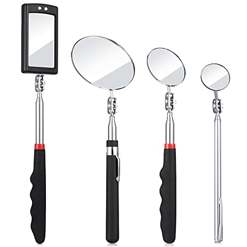 BBTO 4 Pcs LED Inspection Mirror - size: Various Sizes, style: Elegant Style