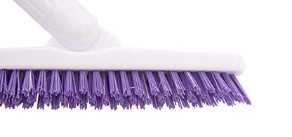 Fuller Brush E‑Z Scrubber Replacement Head – 9" V‑Trim Tile & Grout Brush Head Only, Compatible with Telescopic Handle (Sold Separately) – Deep Grime Cleaning Without Scratching