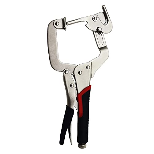 Pocket Hole Clamp, 11.8inch Right Angle Clamp for Woodworking and Pocket Hole Joinery(Black)