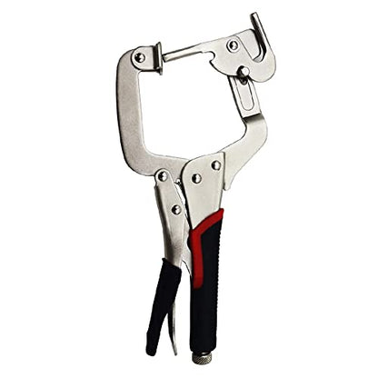 Pocket Hole Clamp, 11.8inch Right Angle Clamp for Woodworking and Pocket Hole Joinery(Black)