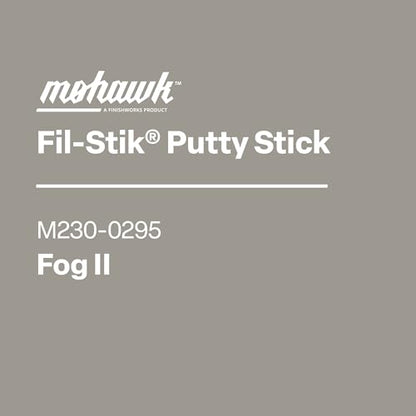 Mohawk Fil-Stik, Wax Putty Stick for Wood Repair, Fog II, M230-0295, 1 Count