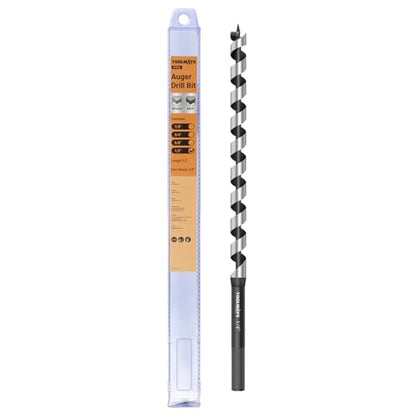 1/2 x 12 Inch Auger Drill Bit for Wood Drywall Plastic - size: 1/2" x 12"