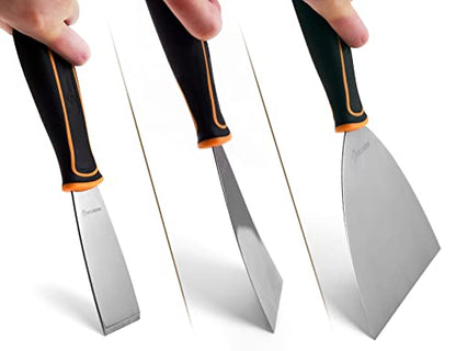 ROLLINGDOG 3PC Putty Knife Set (1.5", 3", 6")