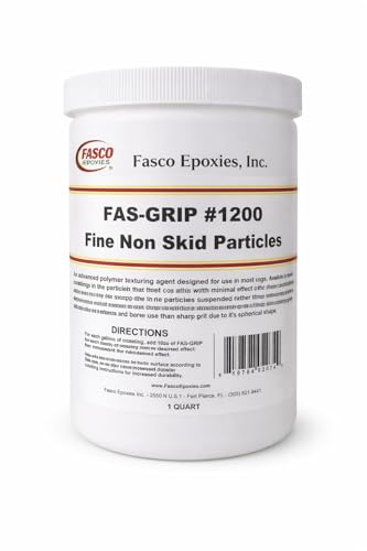 Non-Skid Paint Additive - Quart for 5 gallons - FINE Anti-Slip Particles Fas-Grip - size: Quart