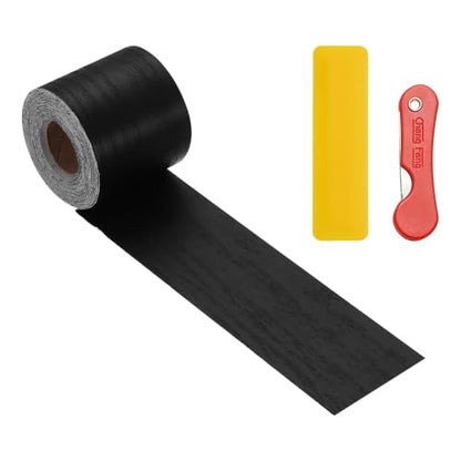 uxcell Wood Grain Repair Tape,2" x33ft Grain Repair Patch,Black Wood - color: Black Wood, size: 2 Inch x 33 ft