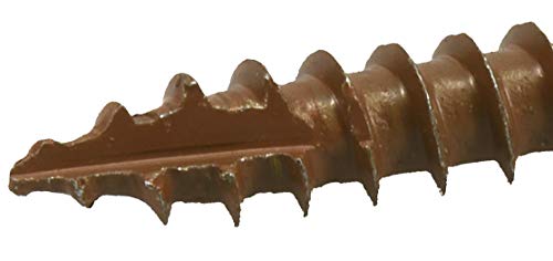 Deck Plus 48460 Redwood Star-Drive Composite Deck Screws (#10 x 3")