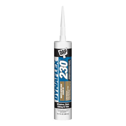 DAP Dynaflex 230 Pro Elastomeric Sealant, White WT099, 10.1 Oz (7079807102) - size: 10.1