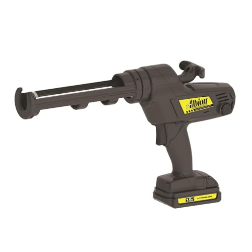 Albion Engineering 846-1E Cordless Cartridge Gun with Swivel Carriage, 18V, 1/10 Gallon - size: 10 oz (1/10 Gallon) / 300 ml, style: 18V Cordless Drive