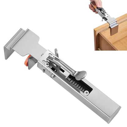 Drawer Front Installation Clamps, Adjustable Cabinet Face Mounting Clip Quick Release Drawer Fixing Clamp