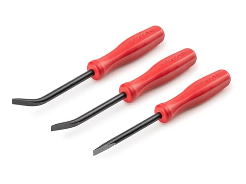 TEKTON 1/4 Inch Mini Pry Bar Set, 3-Piece | LRD90805 - size: 1/4 Inch 3-Piece Set