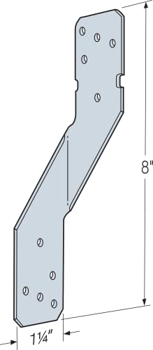 Simpson Strong-Tie H8 H8 18-Gauge Galvanized Hurricane Tie (Pack of 100)