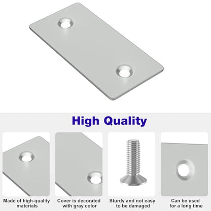 Deadbolt Cover Plate, Door Edge Filler Plate 1-1/8 Inch
