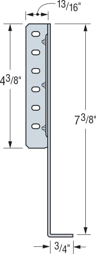 Simpson Strong-Tie H14 H14 18-Gauge Galvanized Hurricane Tie - size: 1 Each