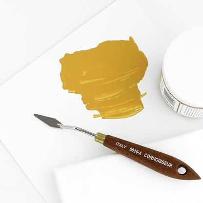 Connoisseur Italian Painting Knife #4, Paint & Palette Knife for Oil Painting, Acrylics, Art Tools, Professional Artist Supplies, Painting Accessories - size: #4