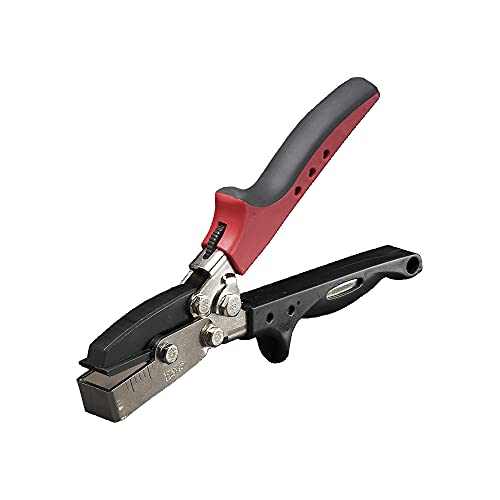 Malco REDLINE ½” J Channel Cutters -2/3” knockout – for drain tabs, downstream notch cutouts and miter trim cuts JCC50R – Ergonomic Handle - size: 1/2 In.