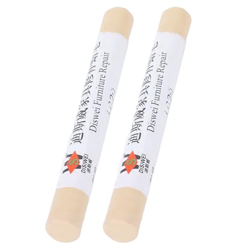Furniture Paint Repair Crayon, Wood Scratch Patch Pen with Wax, 2pcs Set for Home Office