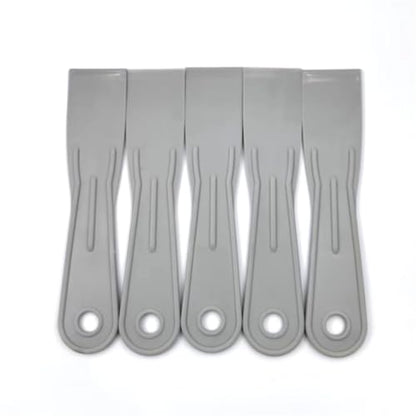 5 Pack Flexible Paint Scraper - Spackle Tool Set, Plastic Putty Knife Scraper, Spreader for Walls & Ceilings