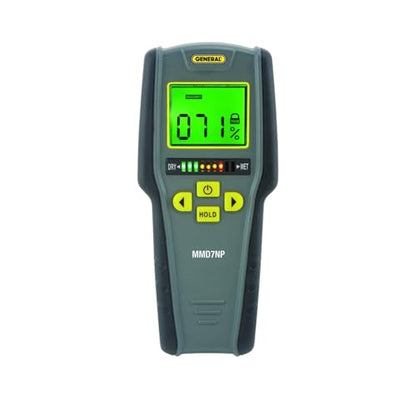 General Tools Digital Moisture Meter MMD7NP - Humidity Sensor- Pinless and Non-Invasive - size: Pinless
