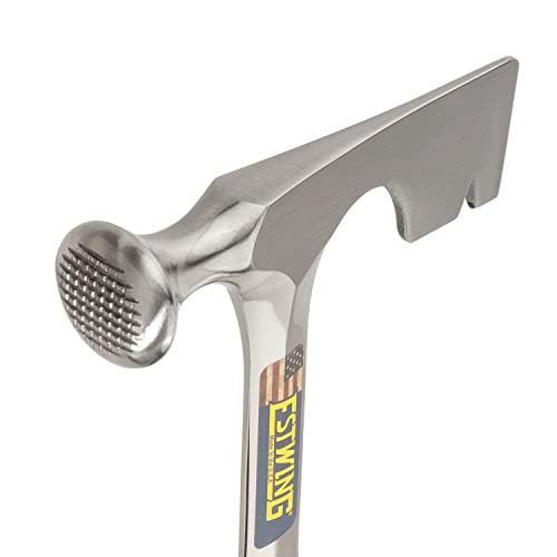 ESTWING Drywall Hammer, 14 oz Drywall Hatchet, Shock Reduction Grip, E3-11